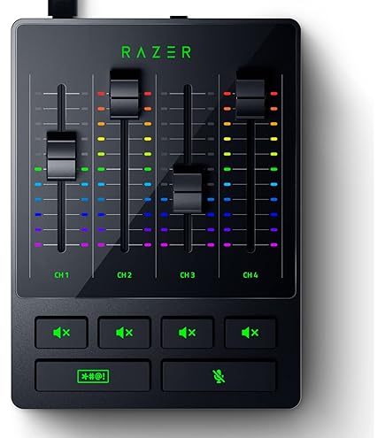 DJ機材 Razer audio mixir Amazon.com: Razer Audio Mixer: All-in-One Streaming